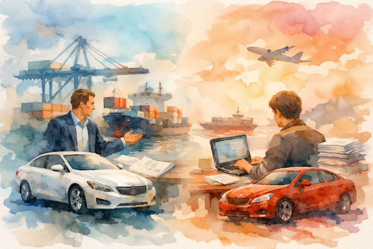 Car Import Broker vs Self Filing