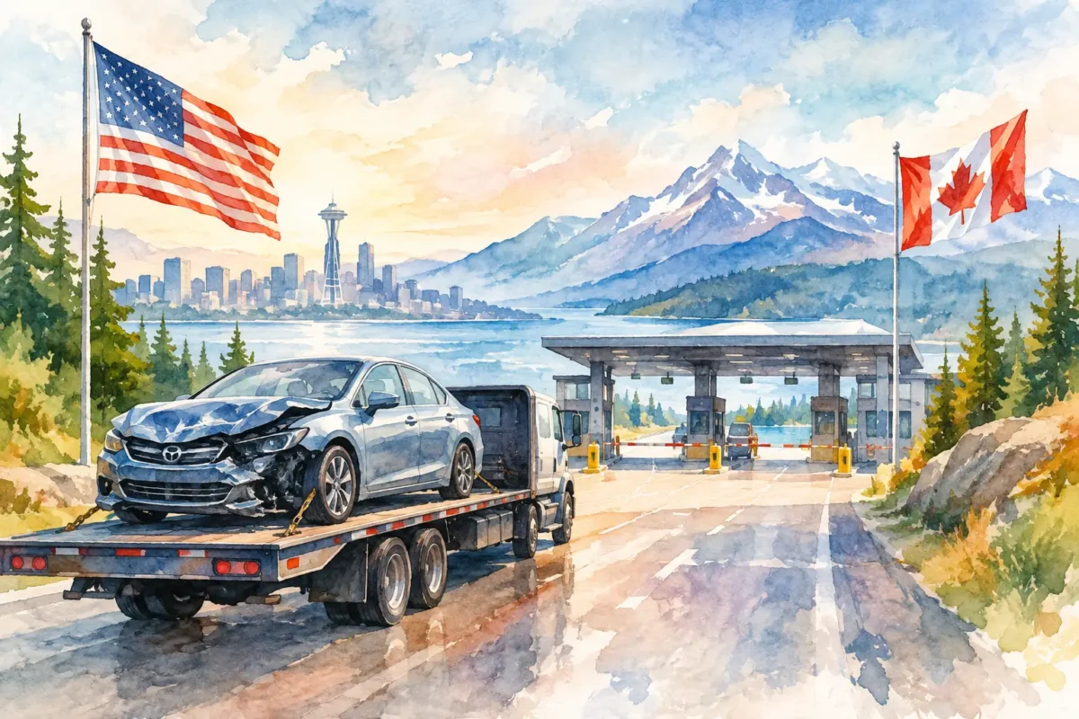 Salvage Title Importing Across the US-Canada Border