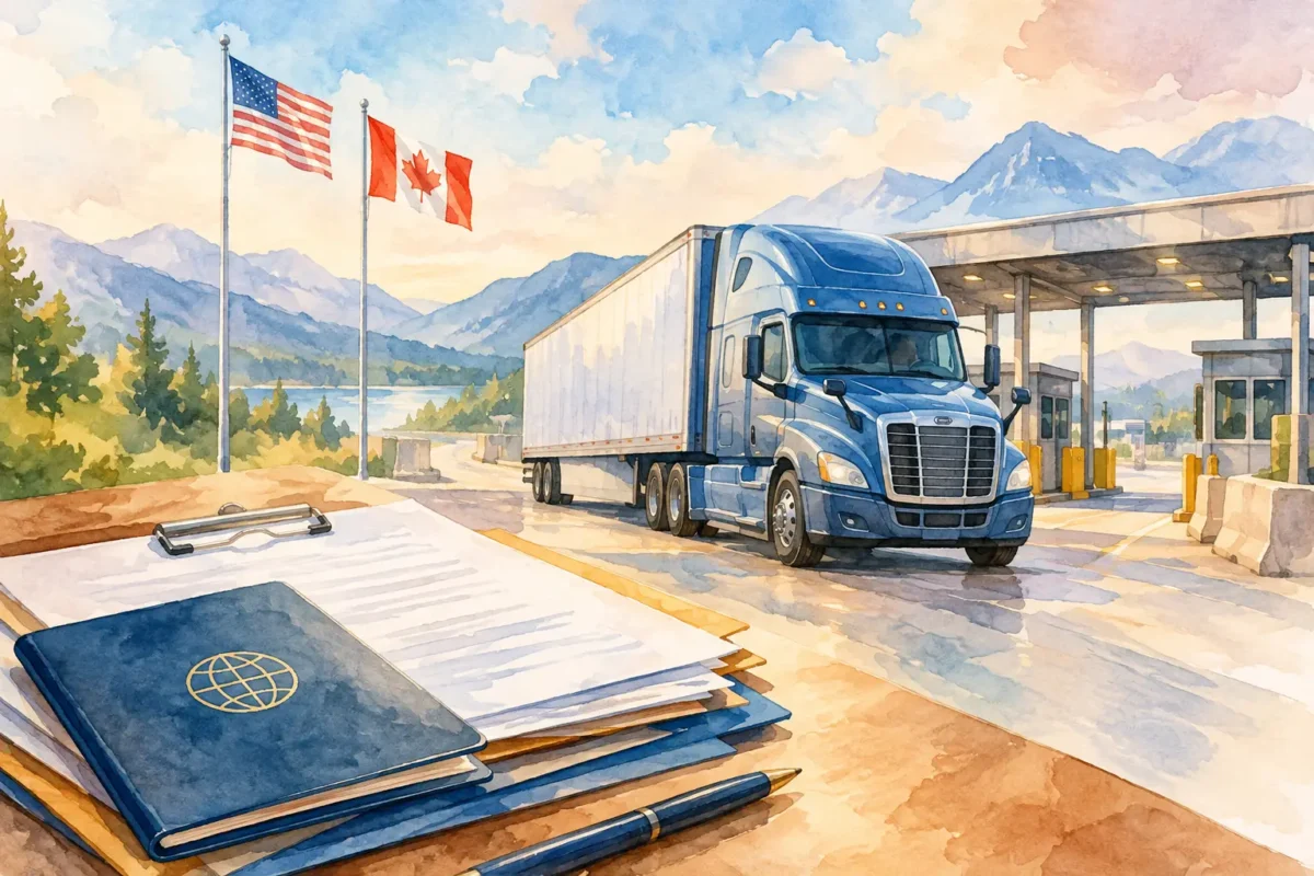 Commercial Truck Documentation Guide for Border Moves
