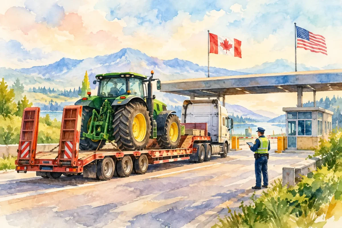 How to Import Farm Machinery Across the Border