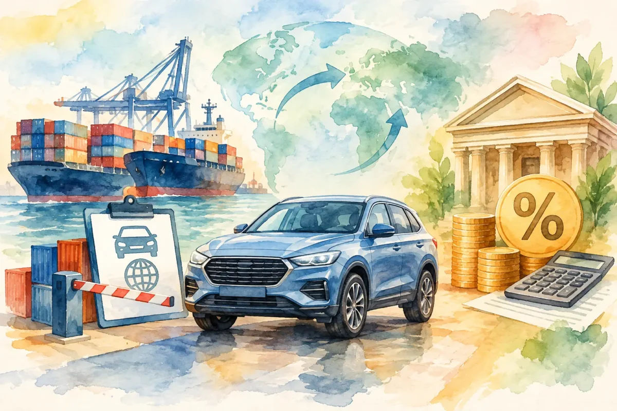 Vehicle Import Duty Versus Tax Explained